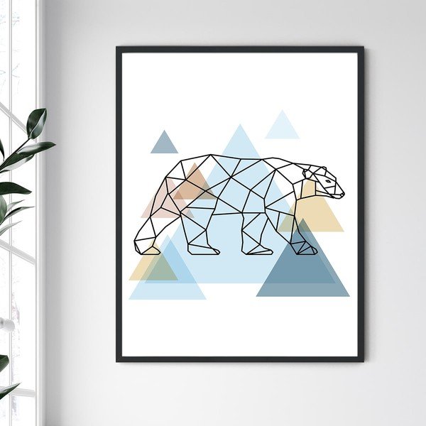 Quadro murale in cornice Orso II, 30 x 40 cm - North Carolina Frame