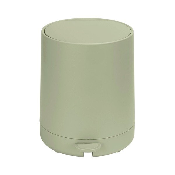 Cestino per la spazzatura verde in plastica con pedale 5 l Fablo – Wenko