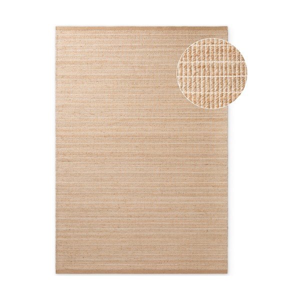 Tappeto di colore naturale in misto iuta reversibile/tessuto a mano 200x300 cm Birka – Villeroy&Boch