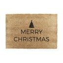 Tappeto di cocco naturale nero, 40 x 60 cm Merry Christmas - Artsy Doormats