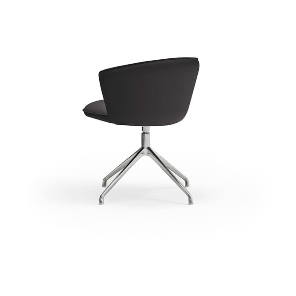 Set di sedie da pranzo nera in imbottito 2 pz Add – Teulat-image-4