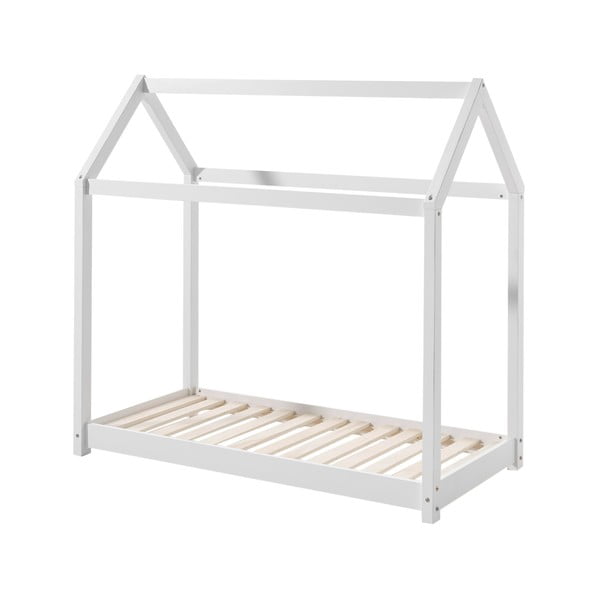 Letto bianco per bambini , 70 x 140 cm Cabane - Vipack