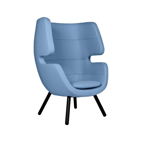 Poltrona azzurra Moai - Softline-image-1