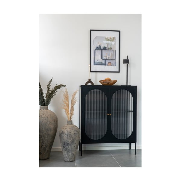 Vaso alto in terracotta marrone Corvo - House Nordic-image-3