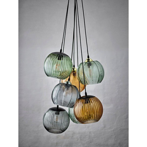 Lampadario LED marrone in vetro ø 23 cm Sybia – Bloomingville-image-2