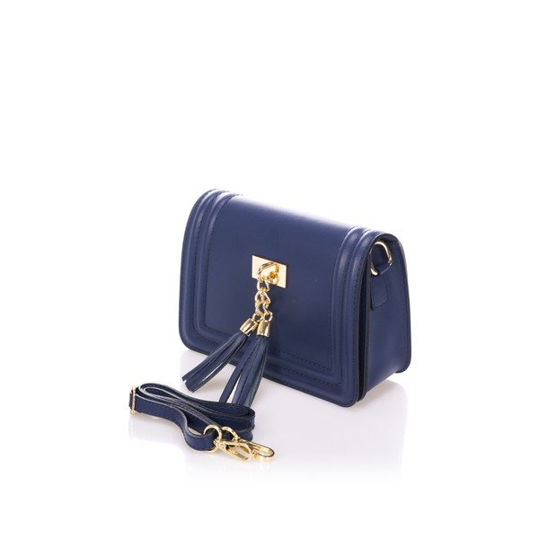 Borsa tascabile in pelle blu Abelia - Giorgio Costa-image-2
