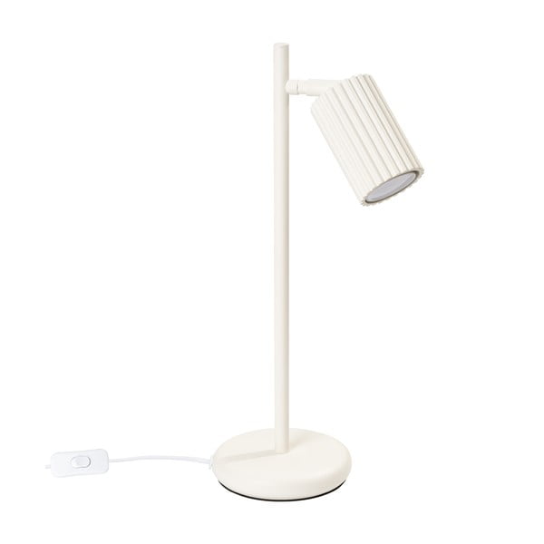 Lampada da tavolo color crema (altezza totale 43 cm) Gleam – Nice Lamps