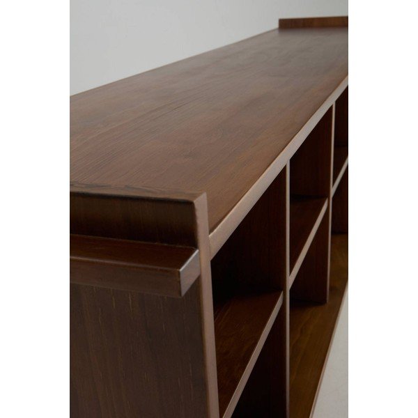 Libreria colore naturale scuro in pino massiccio 193x60x40 cm Apelvik – Jotex-image-4