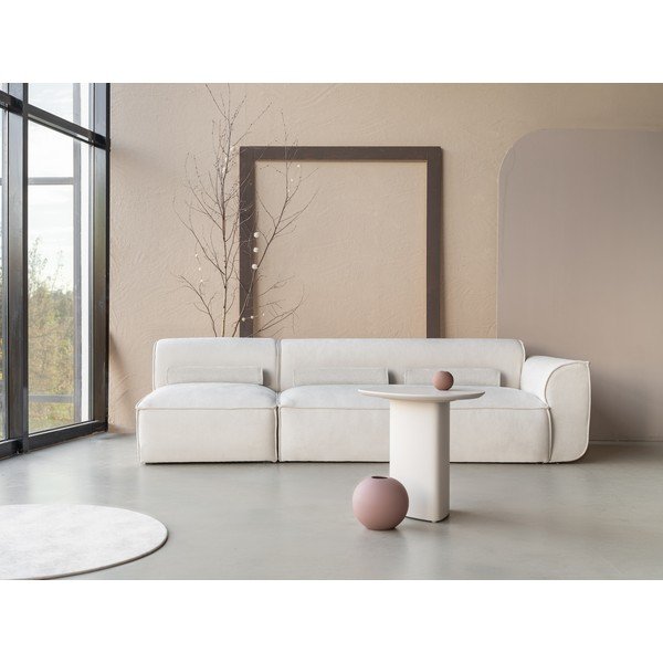 Chaise lounge componibile bianca (con penisola a destra) Flex Felix – Miuform-image-1