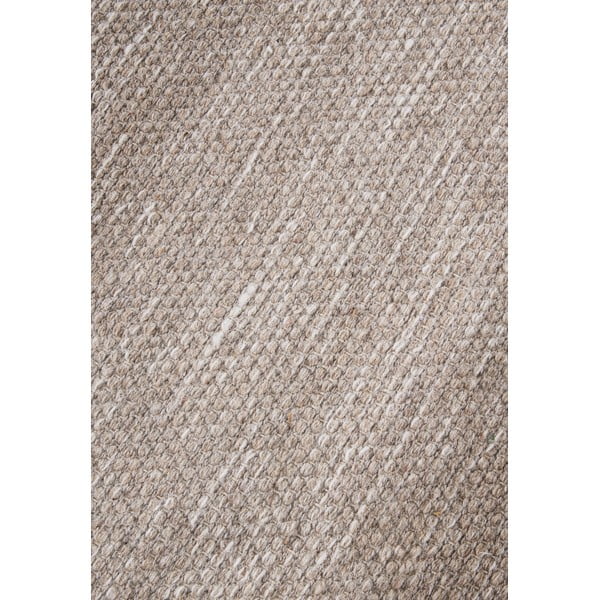 Tappeto beige tessuto a mano in lana 160x230 cm Pradesh Linen White - Elle Decoration-image-4