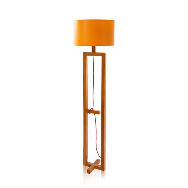 Stojací lampa Dal Orange Walnut