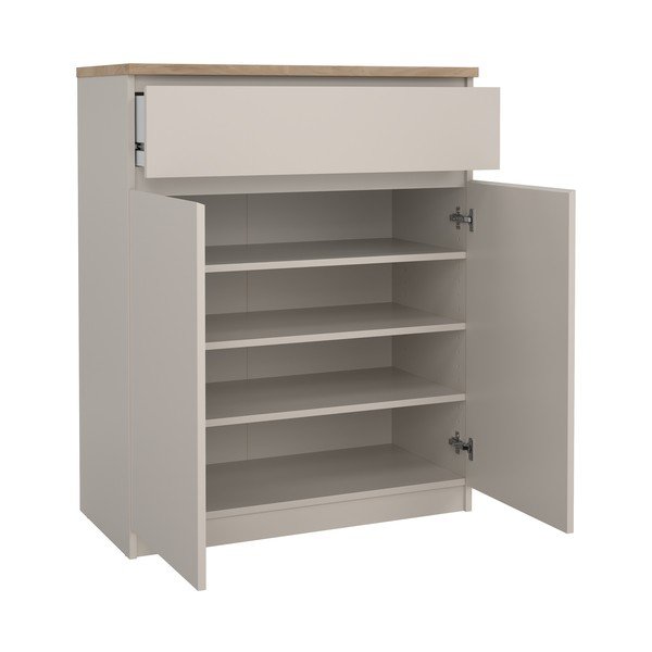 Credenza color crema 80x100x40 cm Naia – Tvilum-image-2