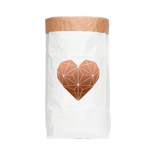 Borsa di carta riciclata Cuore di ponte - Really Nice Things