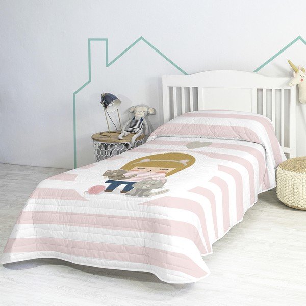 Copriletto in cotone per bambini 260x180 cm Kitty - Mr. Fox-image-1