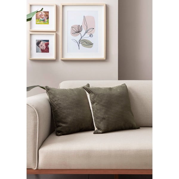 Federe decorative in set in velluto a coste 2 pz 43x43 cm – Mioli Decor-image-3