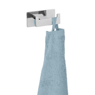 Gancio autobloccante in acciaio inox in argento lucido Genova Shine - Wenko