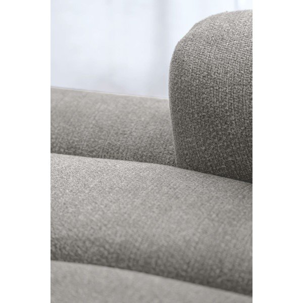 Divano angolare grigio chiaro (con penisola a destra/a U) Shell – Miuform-image-3