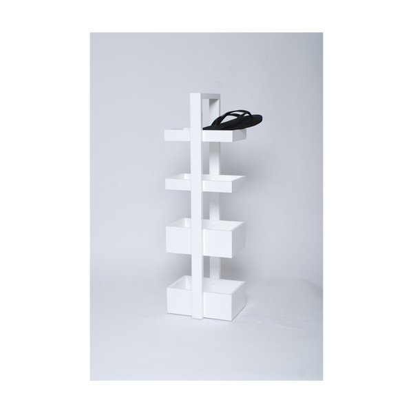 Scaffale in rovere bianco Caddy Fuji - Wireworks-image-1