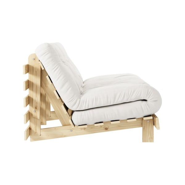 Divano letto bianco 140 cm Roots - Karup Design-image-4