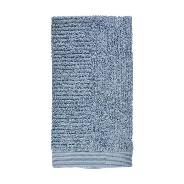 Asciugamano blu in 100% cotone Classic Blue Fog, 50 x 100 cm - Zone