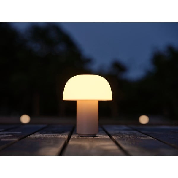 Lampada da tavolo dimmerabile a LED in alluminio grigio (altezza 22 cm) Harvest - Zone-image-1