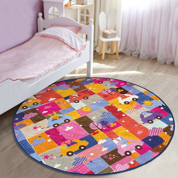 Tappeto per bambini ø 120 cm Comfort - Mila Home-image-1