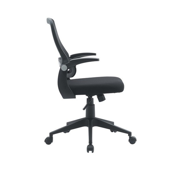 Sedia da ufficio nera in imbottito Gilmore – Yes Everyday-image-3