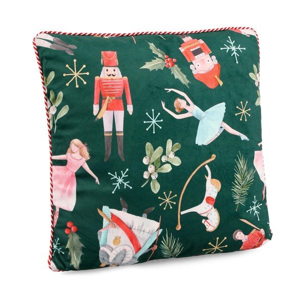 Cuscino decorativo in velluto a tema natalizio 45x45 cm Lukas – Bizzotto