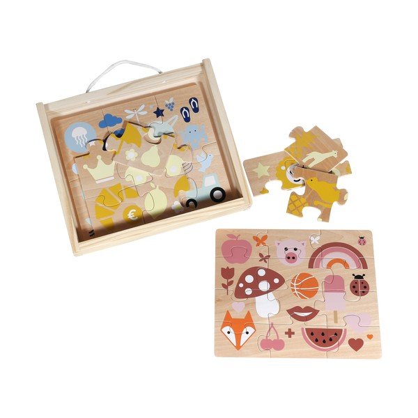 Puzzle per bambini in legno Colours - Kindsgut