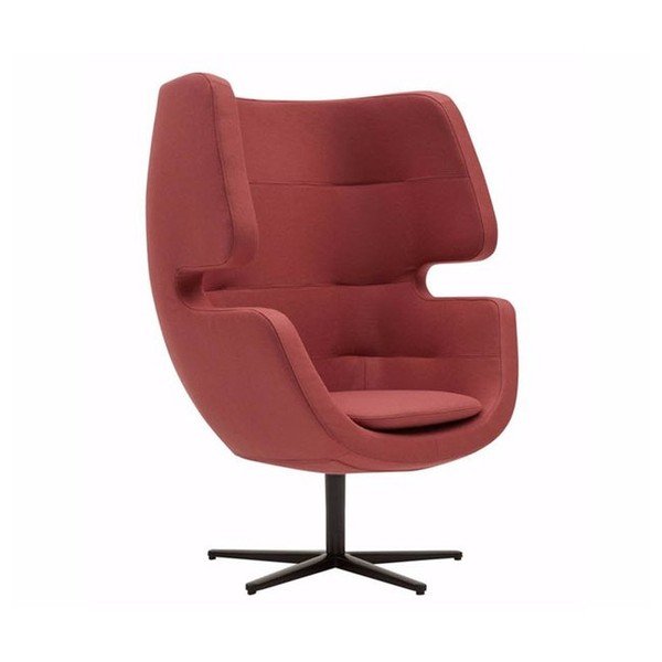 Sedia girevole rosa Moai - Softline-image-2