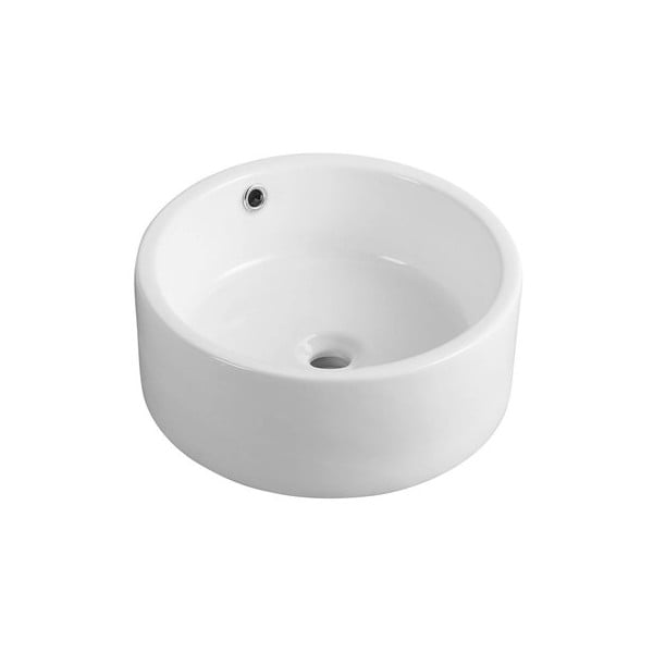 Lavabo rotondo bianco in ceramica ø 42 cm Aqualine  – Sapho