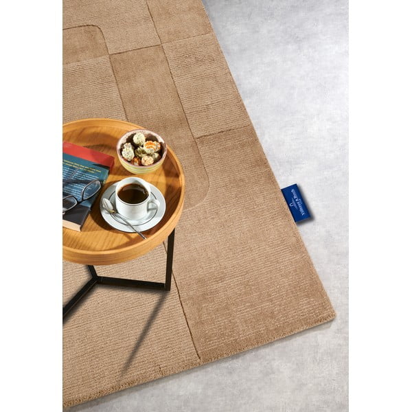 Tappeto beige in lana tessuto a mano 80x150 cm Charlotte - Villeroy&Boch-image-2