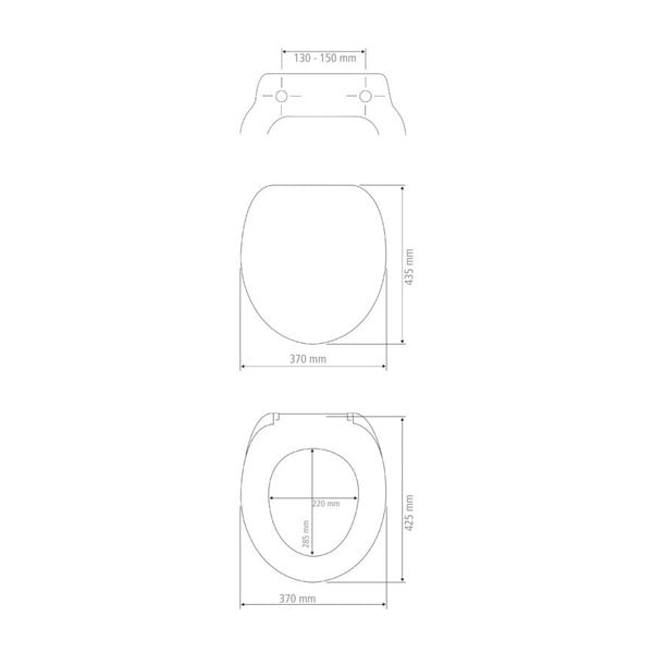 Sedile per WC Comfort bianco Secura - Wenko-image-1
