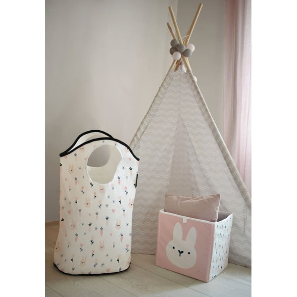 Scatola portaoggetti per bambini in tessuto Sweet Bunnies - Butter Kings-image-1