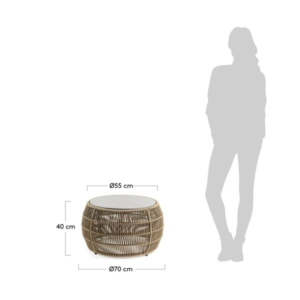 Konferenční stolek La Forma Program, Ø 70 cm-image-4