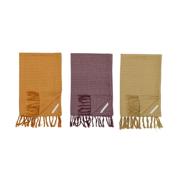 Set di 3 asciugamani in cotone 70x45 cm Paprika - Bloomingville