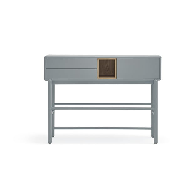 Tavolo consolle blu-grigio 35x120 cm Corvo - Teulat