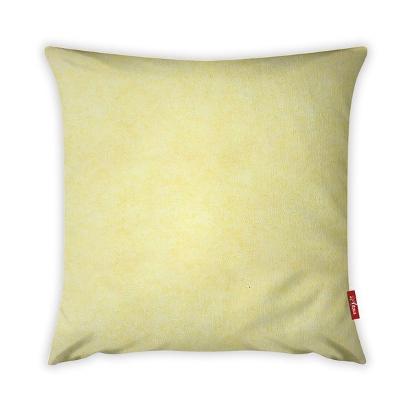 Federa gialla con contenuto di cotone, 42 x 42 cm - Vitaus