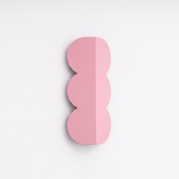 Lampada da parete rosa in alluminio BISCUIT – Thoro-image-4