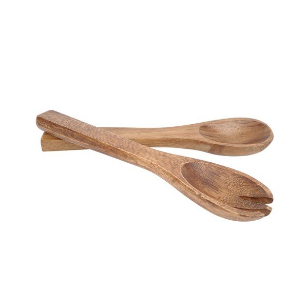 Posate da insalata in legno di acacia Socorro - Premier Housewares-image-1