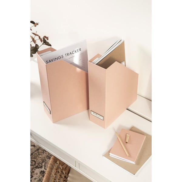 Organizer in cartone per documenti in set da 2 Viola - Bigso Box of Sweden-image-3