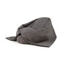 Pouf a sacco per bambini grigio scuro con rivestimento in velluto a coste Cocoon 100 – SLOWDOWN