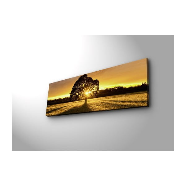 Quadro illuminato Albero, 90 x 30 cm - Wallity-image-2