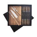 Posate argentate/di colore naturale in acciaio inox 15 pz – Orion