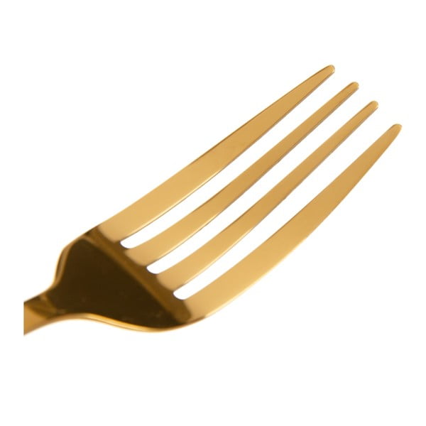 Posate in acciaio inox color oro 24 pezzi - Ixia-image-1