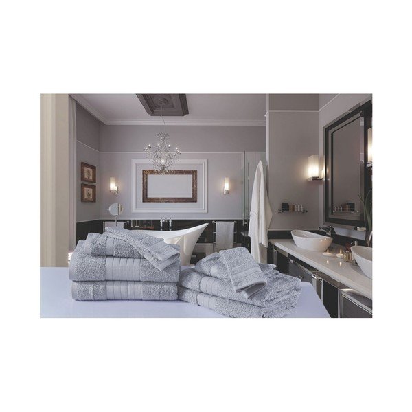 Set di asciugamani e guanti da bagno in cotone Samino - Uni