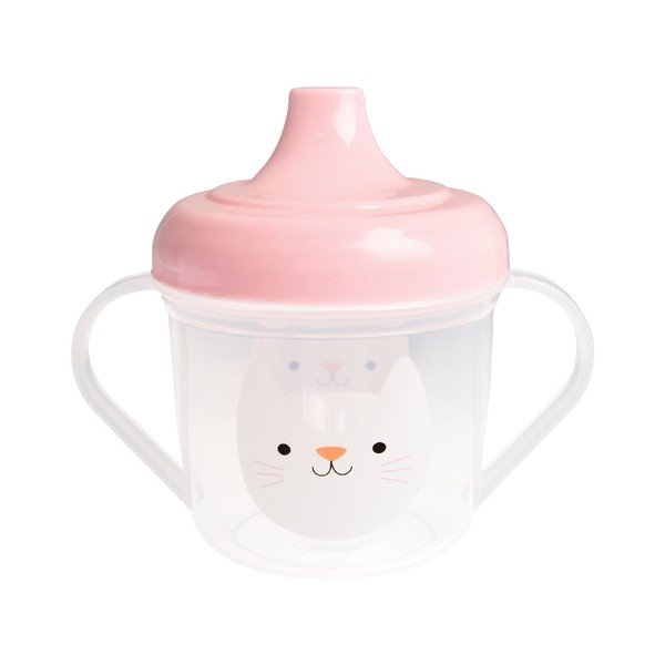 Dětská lahvička na pití Rex London Cookie The Cat, 190 ml