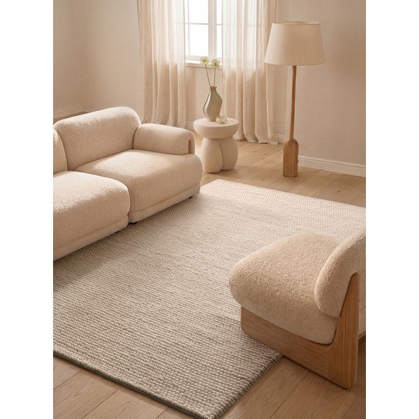 Tappeto color crema in lana tessuto a mano 200x300 cm Richmond Diana – Ted Baker-image-1