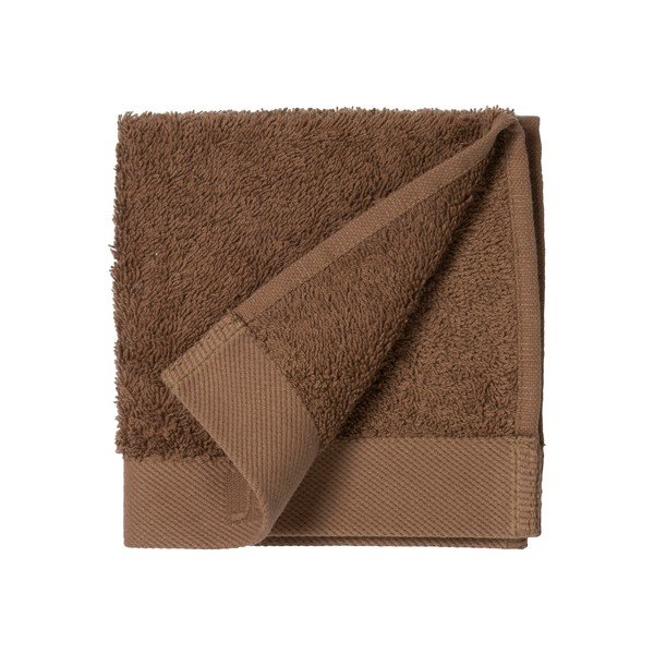 Červenohnědý ručník z froté bavlny Södahl Wood, 30 x 30 cm-image-2