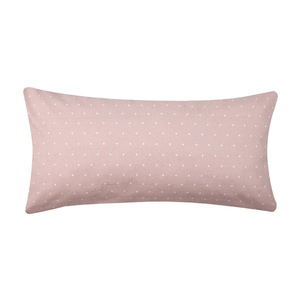 Set di 2 federe decorative in flanella bianca e rosa Fovere , 40 x 80 cm Betty - Westwing Collection-image-1
